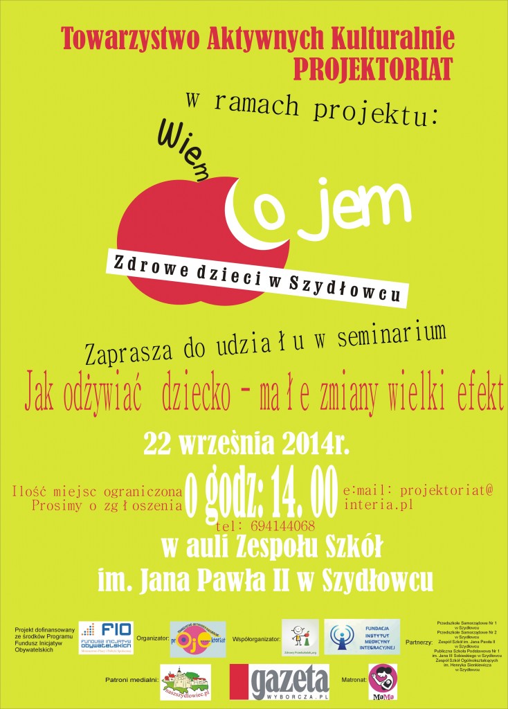 WIEM CO JEM plakat w 6